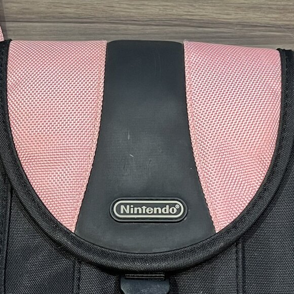 Vintage Pink And Black Nintendo DS Carrying Case ALS Industries - Picture 3 of 16